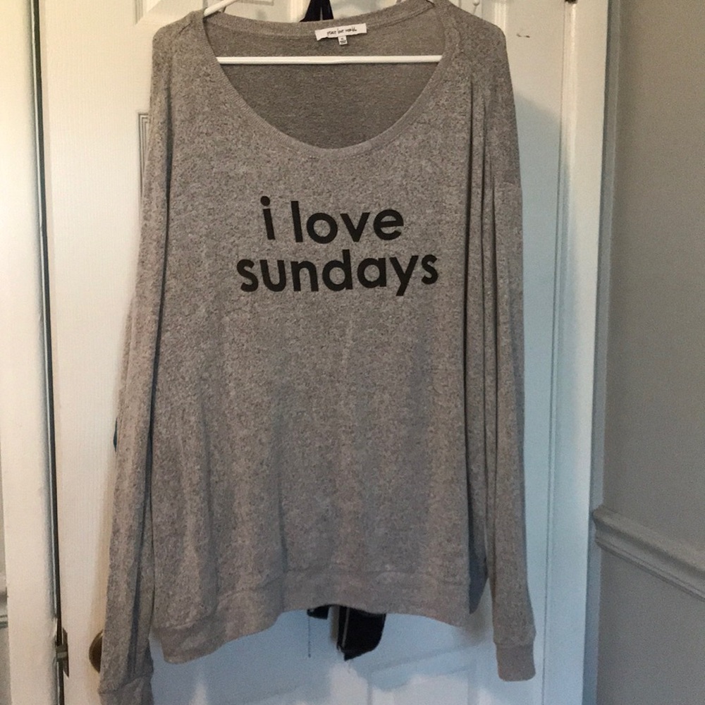 Peace Love World sweatshirt